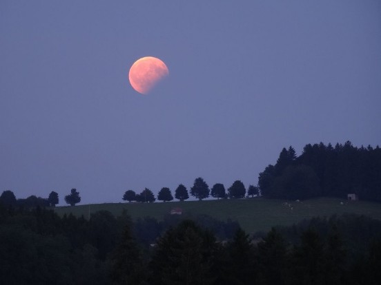 Blutmond über Reichling